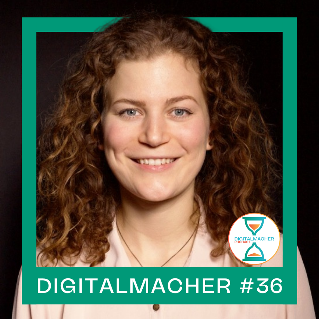 Cover: Digitalmacher #36 – Digitales Geschäftsmodell für nachhaltige Energieprojekte – Rebecca Bregant (PineBerry)