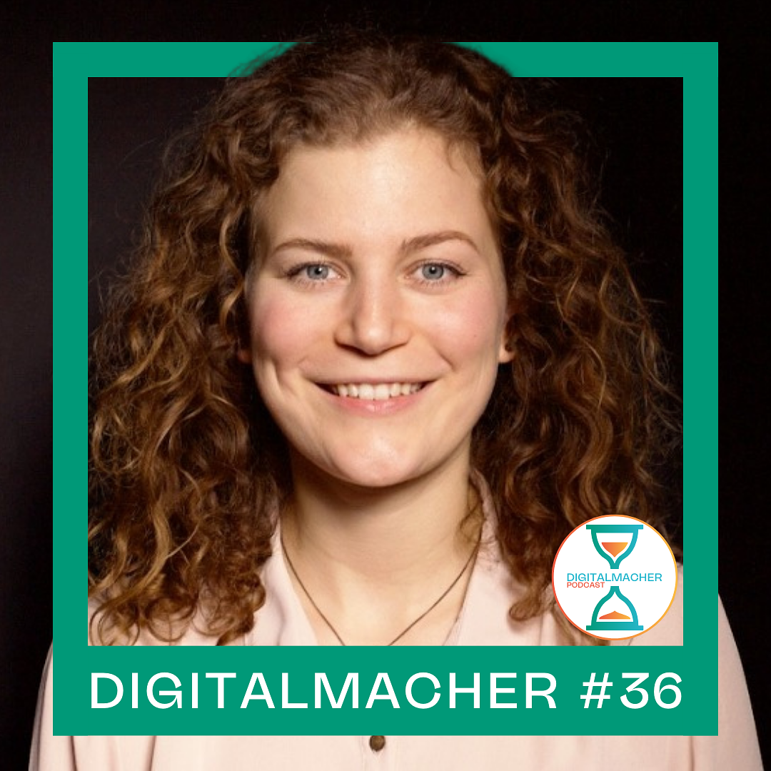 Cover: Digitalmacher #36 – Digitales Geschäftsmodell für nachhaltige Energieprojekte – Rebecca Bregant (PineBerry)
