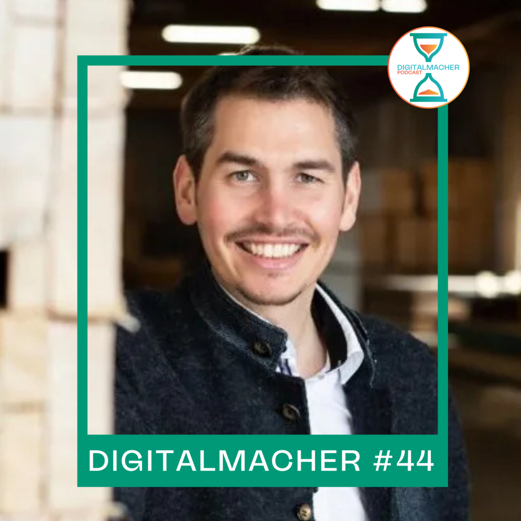 Cover: Digitalmacher #44 – Hausbau neu gedacht – Peter Kaufmann (Kaufmann GmbH)
