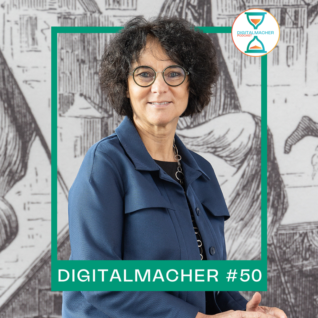 Cover: Digitalmacher #50 – Angriff aus dem Netz – Petra Engstler-Karrasch (IHK Ulm)