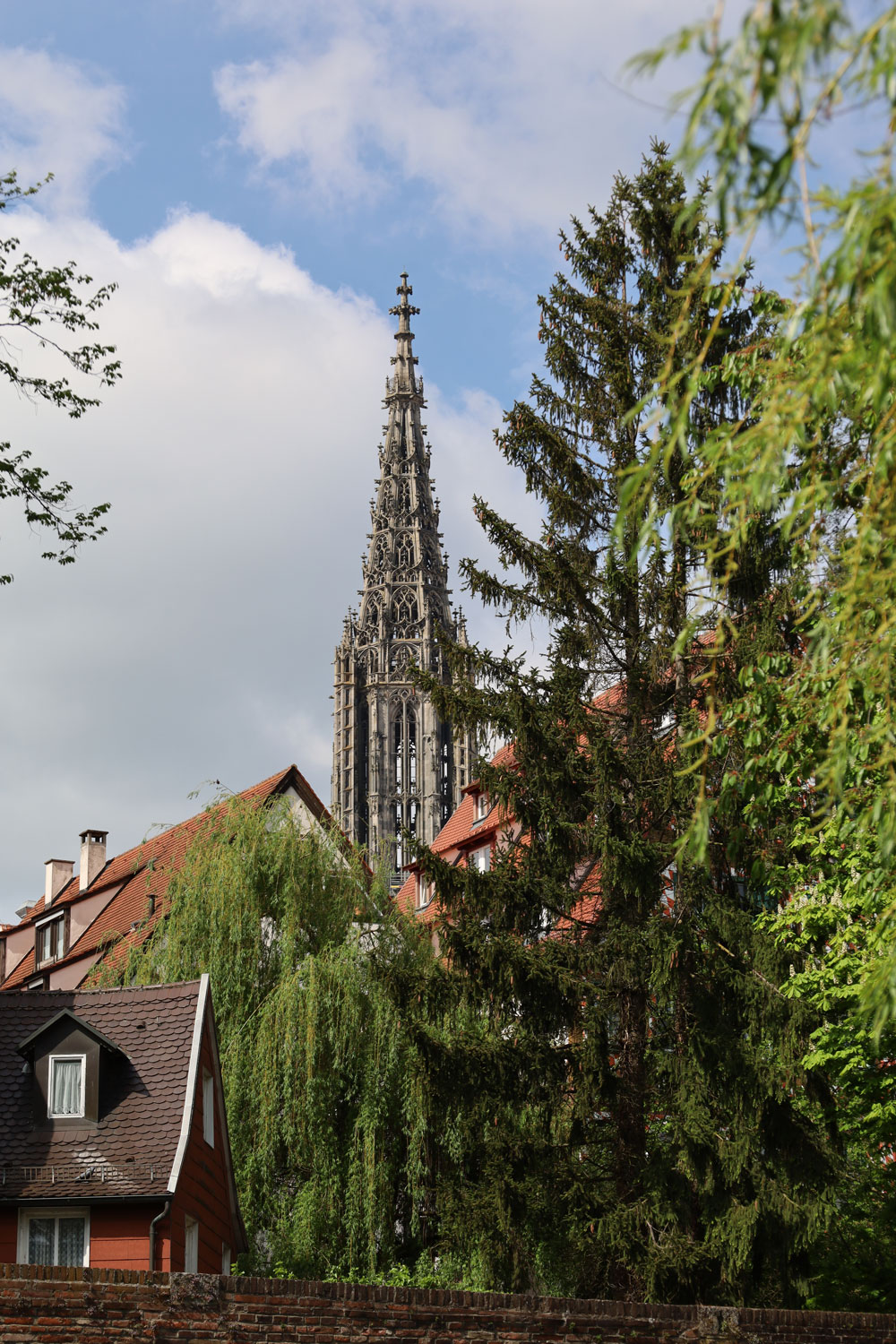 Ulm turm lange perspektive